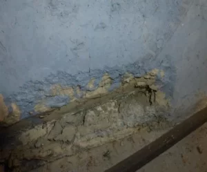 Void or Gap in Foundation Wall