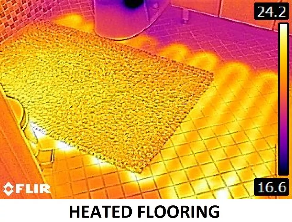 Heated Flooring Thermal Imaging